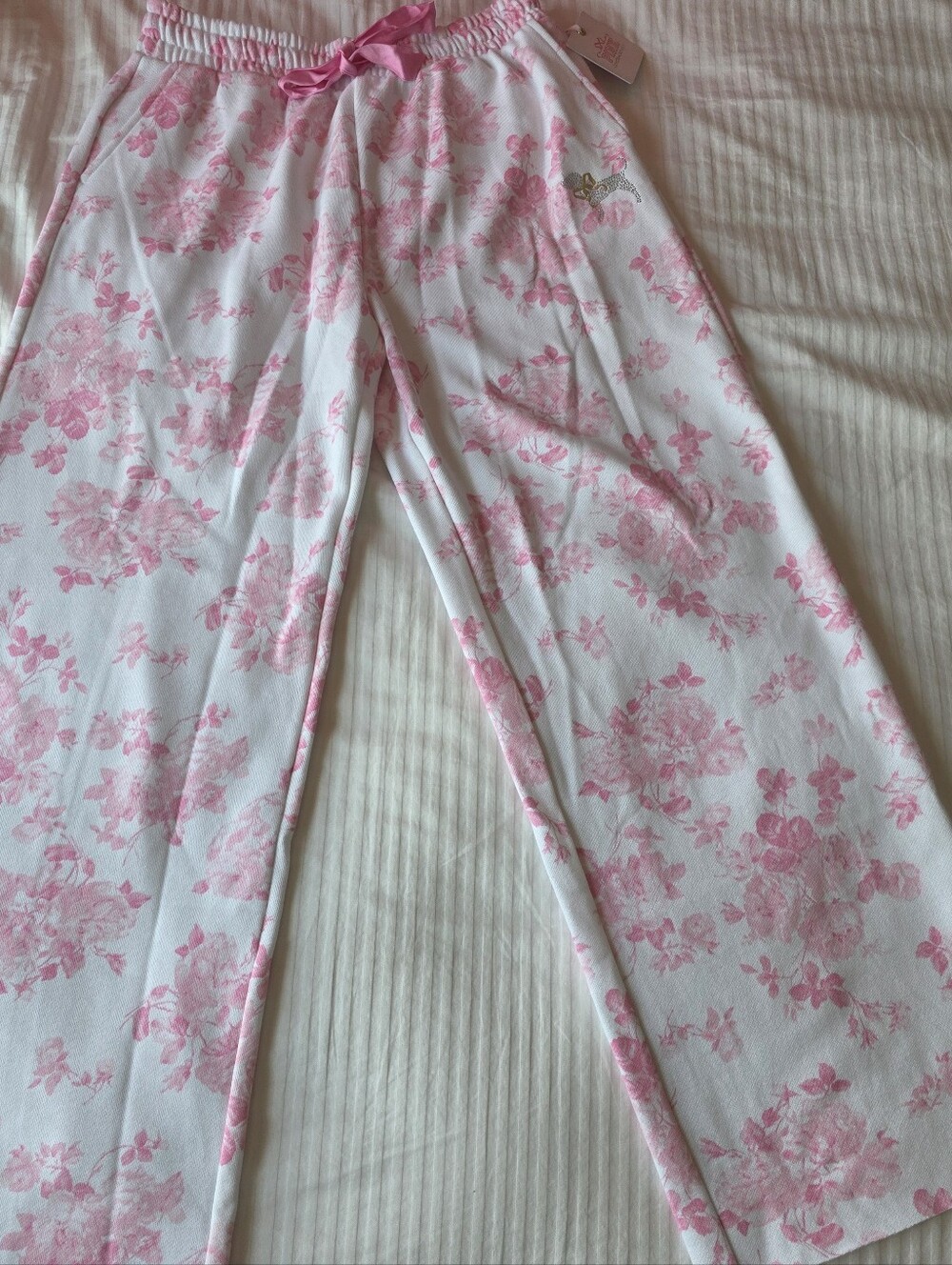 Pink × Love Shack Fancy Sweatpants NWT - Picture 4 of 7